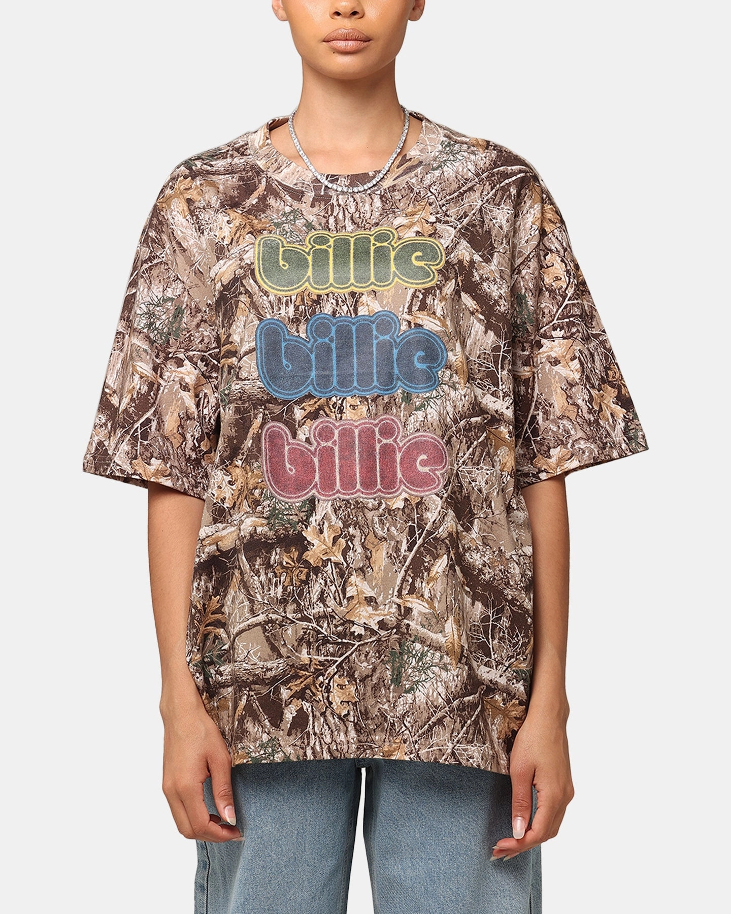 Slim Fit Design Billie Eilish Billie Billie Billie Organic Cotton T-Shirt Realtree