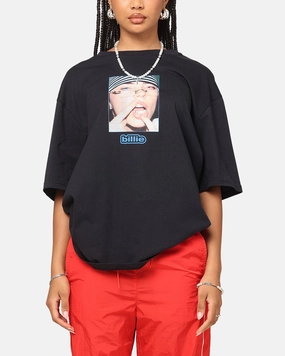 Sporty Fashion Outdoor Adventure Billie Eilish Billie Gem Organic Cotton T-Shirt Black