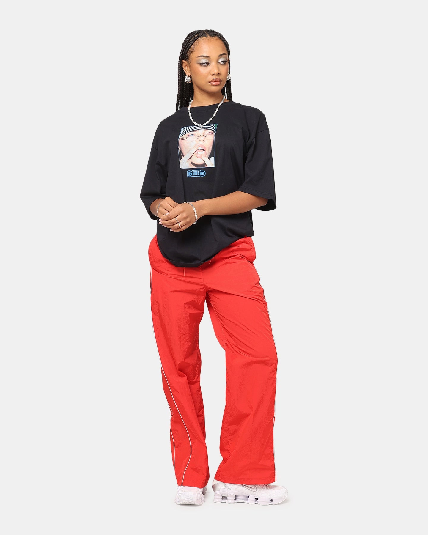 Billie Eilish Billie Gem Organic Cotton T-Shirt Black Practical Comfort StretchComfortWeave