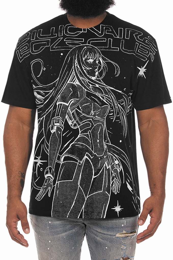 Billionaire Boys Club BB Anime SS Knit Tee (Oversized) Business Meeting