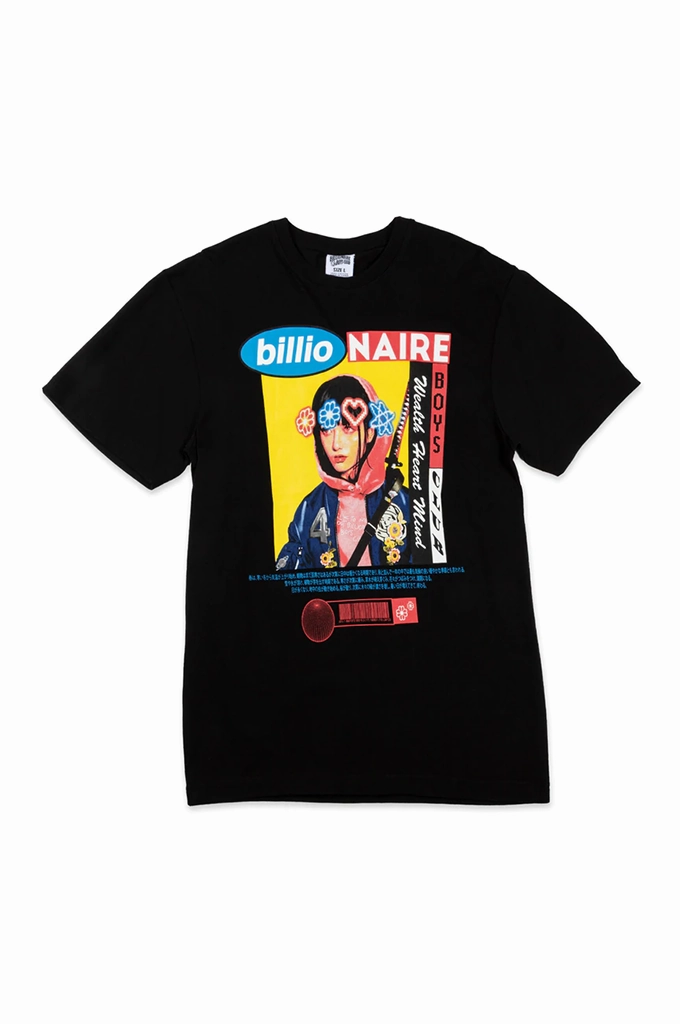 Billionaire Boys Club BB Cyberpunk SS Tee Laser Cut Edges Beachwear