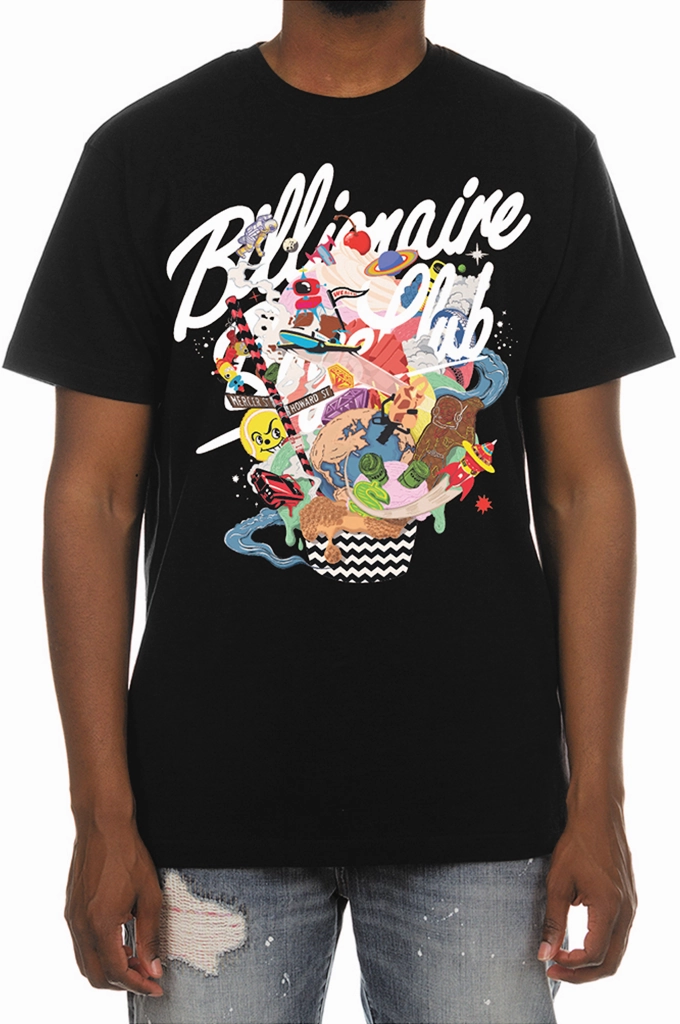 Billionaire Boys Club BB Epic Sundae SS Tee Temperature Control Fabric Sporty Look Wear