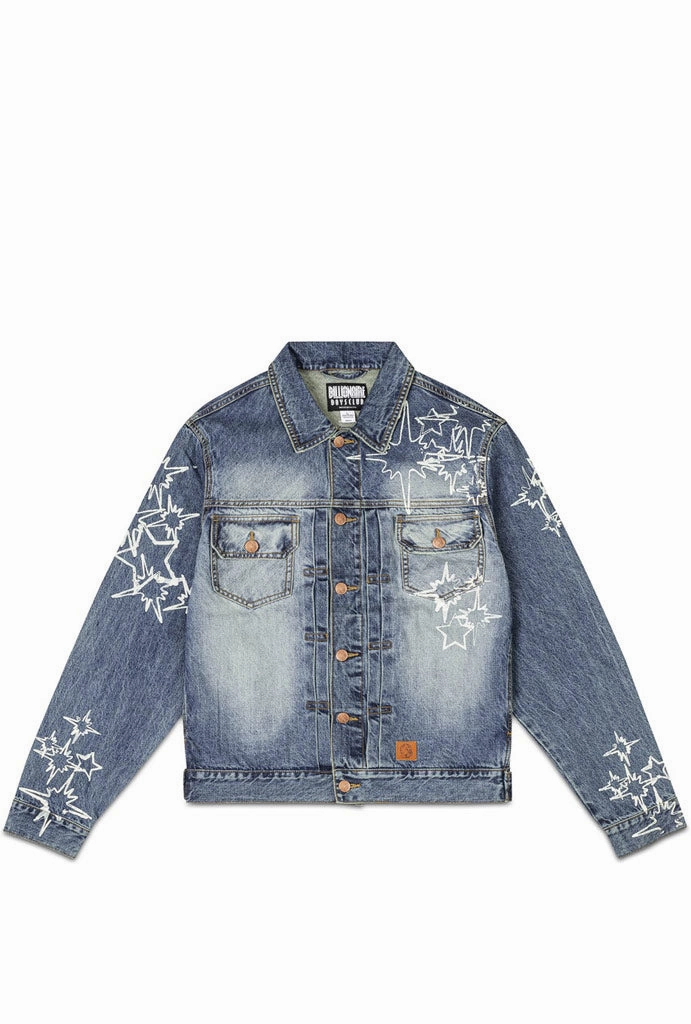 Billionaire Boys Club BB Illuminate Denim Jacket Layer Look