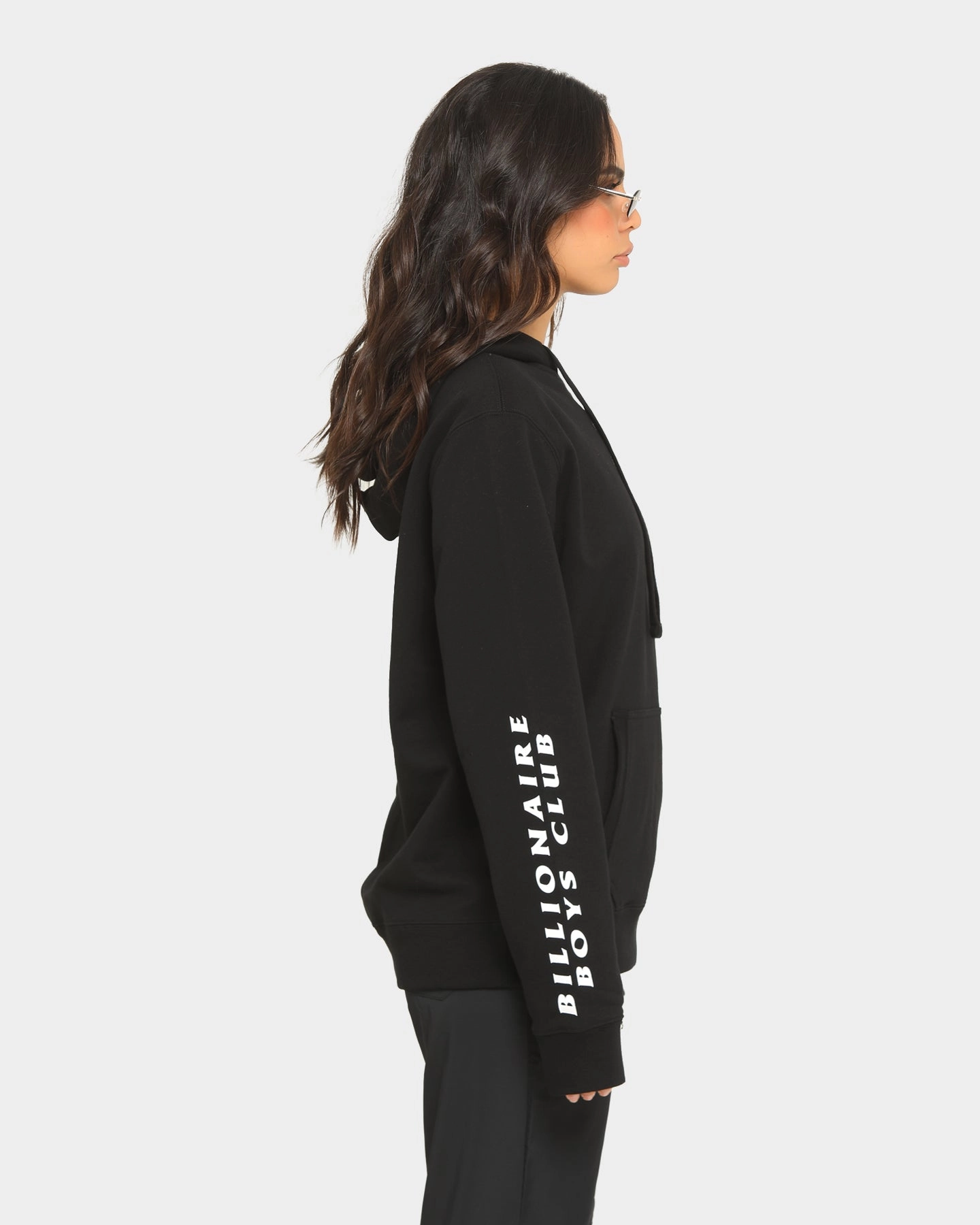 Short Billionaire Boys Club BB Letters Hoodie Black