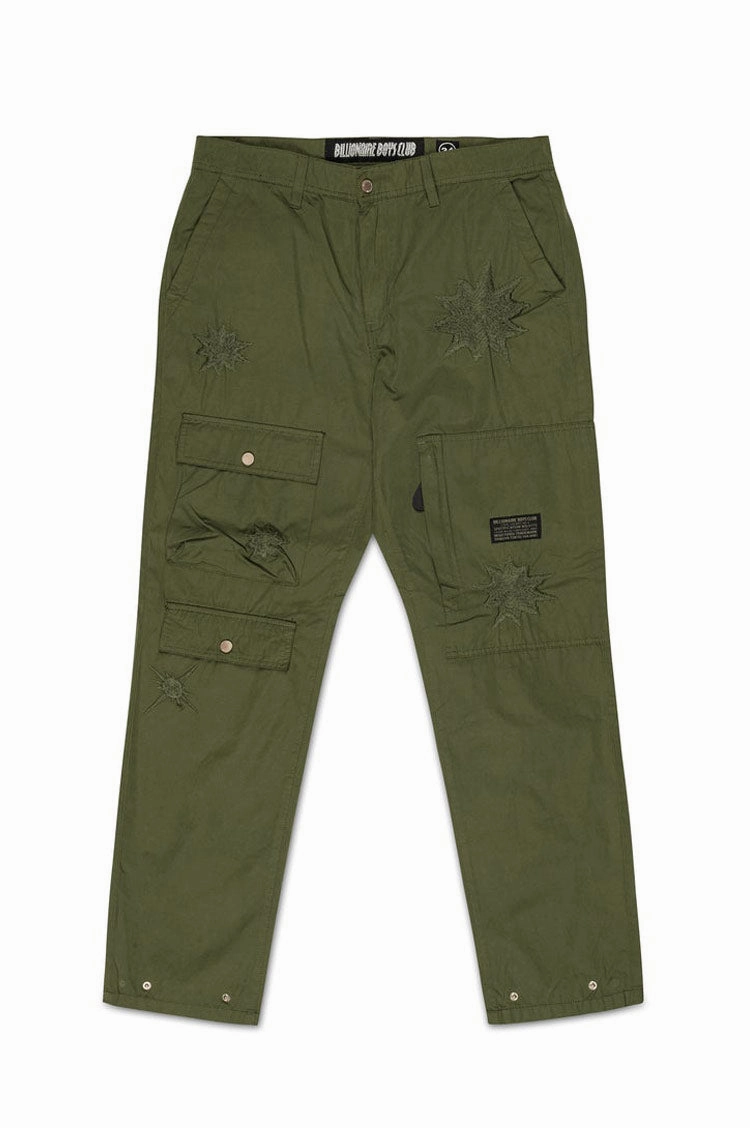 Billionaire Boys Club BB Shooting Star Pants Button front Tear Resistant Fabric