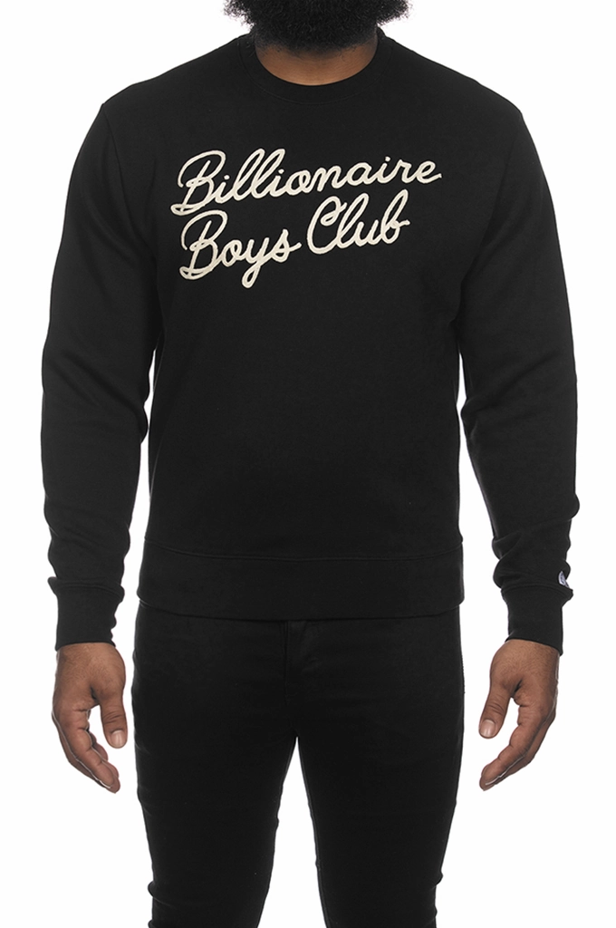 Billionaire Boys Club BB Signature Crewneck Sweater Abrasion Resistant Edging Sustainable Packaging