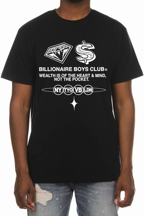 Billionaire Boys Club BB Wealth SS Tee Smart Casual Look Relaxed Design