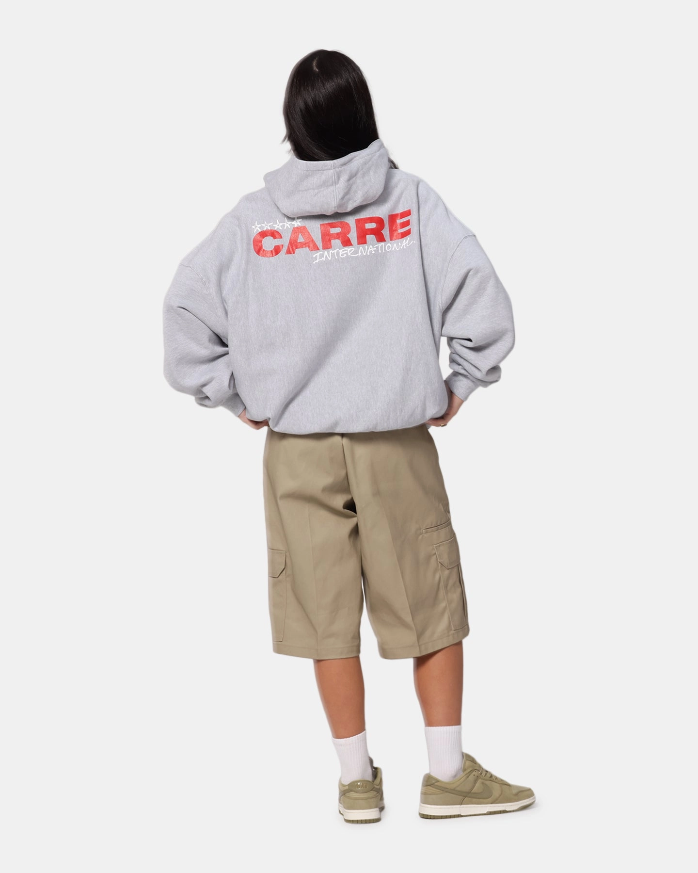 Carre Handdrawn Hoodie Light Marle Oil Adapt