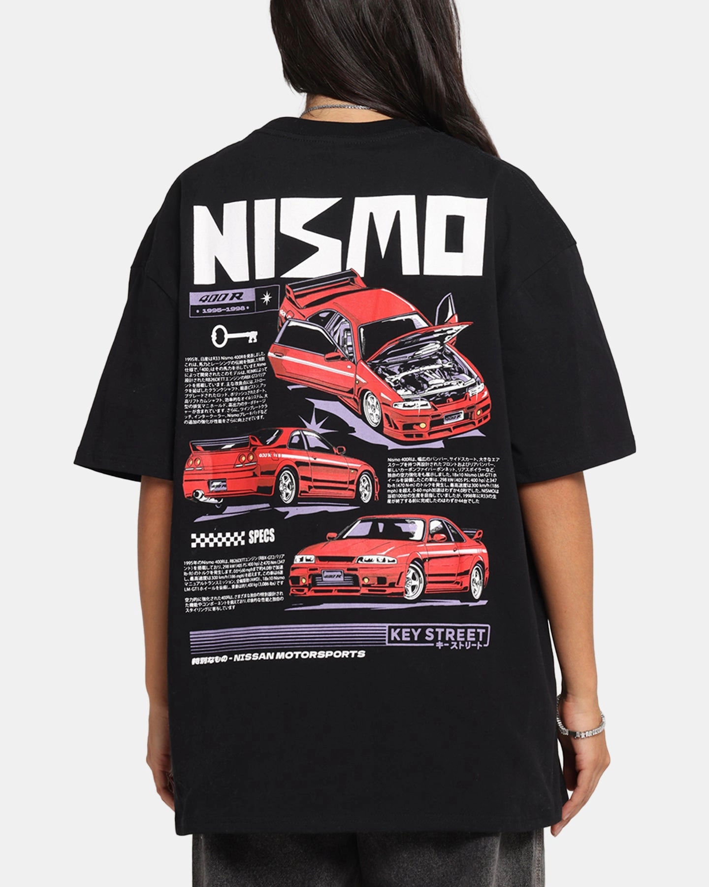 Key Street 400 R T-Shirt Black Fashion Comfort
