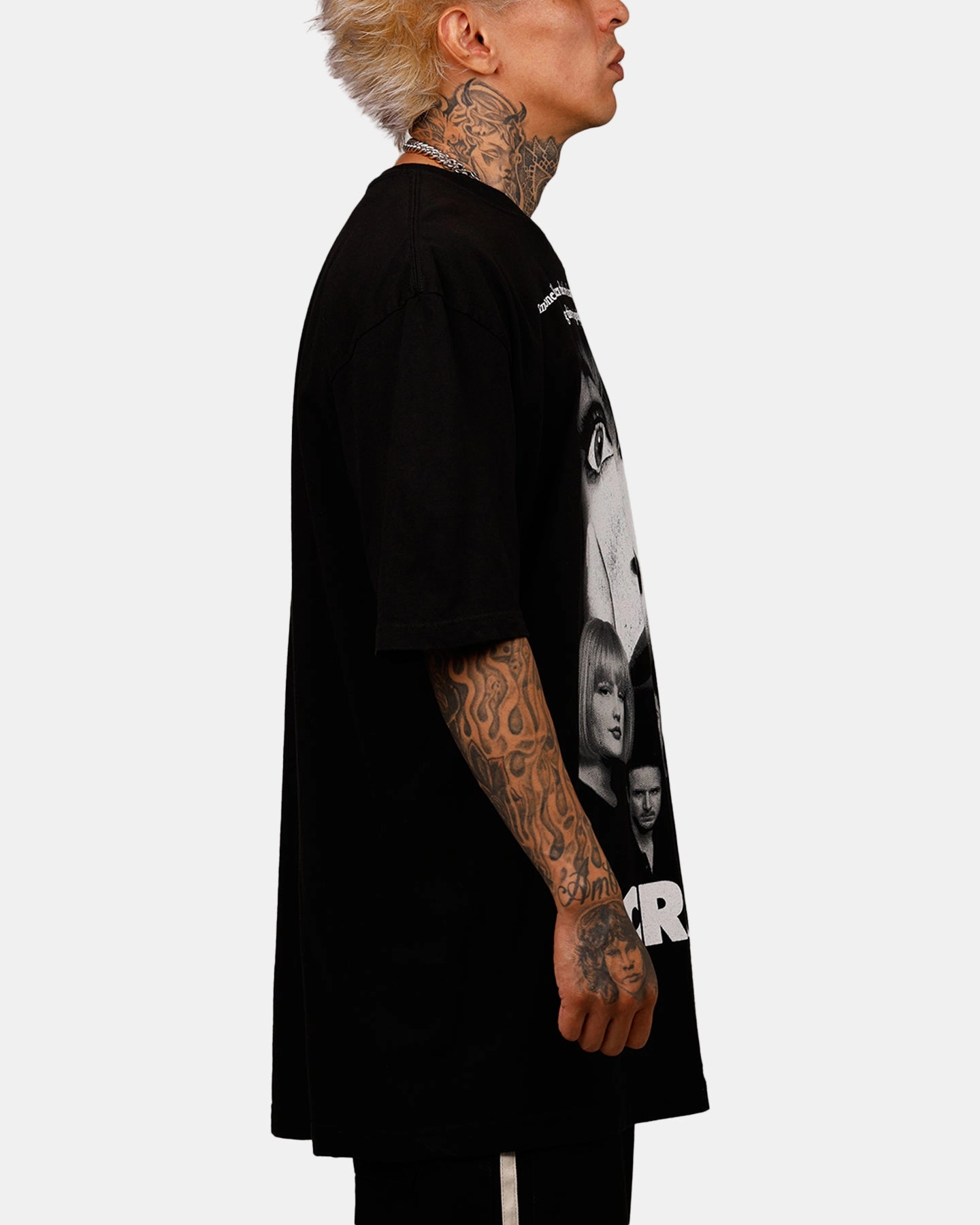 Relaxed fit wear Bioworld Vintage Scream T-Shirt Washed Black