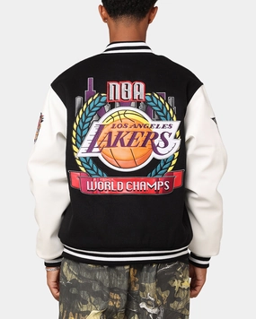 Mitchell & Ness Los Angeles Lakers Showtime Jacket Black/Cream Brand Noise Free Material