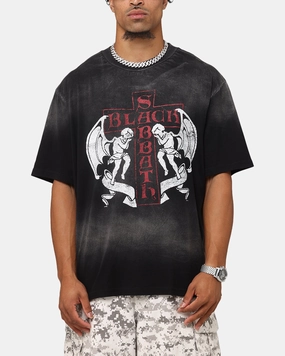 Black Sabbath Sabbath Vintage T-Shirt Washed Black Breathable Layer