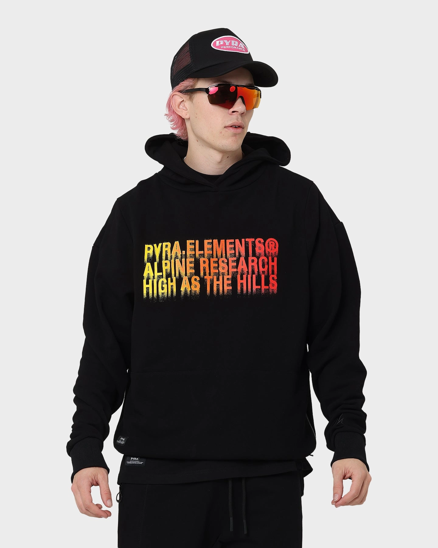 outdoor barbecue PYRA High Hills Hoodie Black/Orange