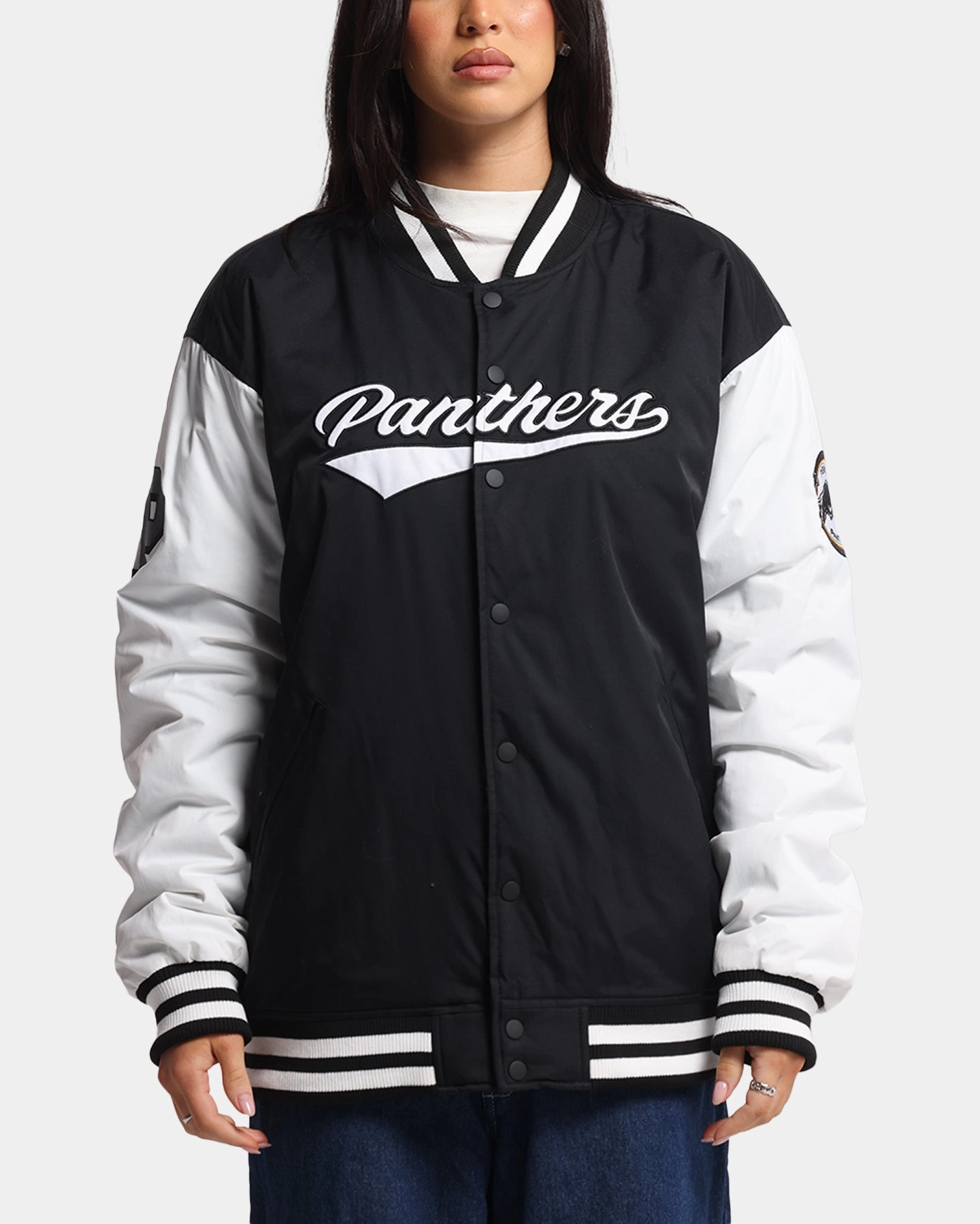 countryside Bleacher Athletic Penrith Panthers NRL 1908 Baseball Varsity Jacket Official Team Colour