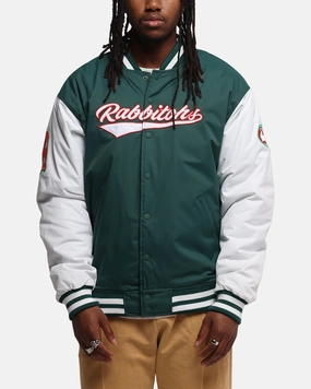 City Streets Bleacher Athletic South Sydney Rabbitohs NRL 1908 Baseball Varsity Jacket Official Team Colour