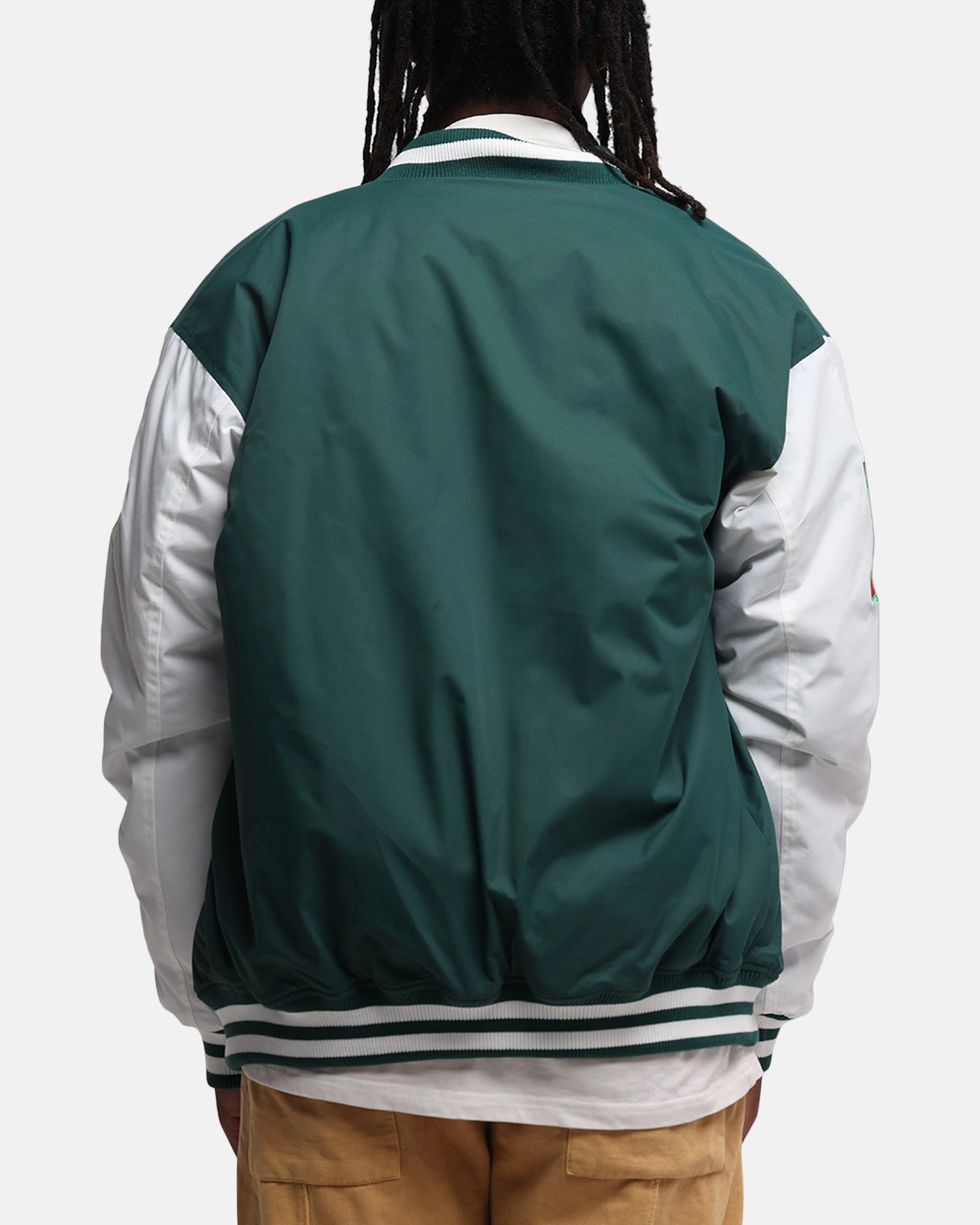 Bleacher Athletic South Sydney Rabbitohs NRL 1908 Baseball Varsity Jacket Official Team Colour City Anti-static