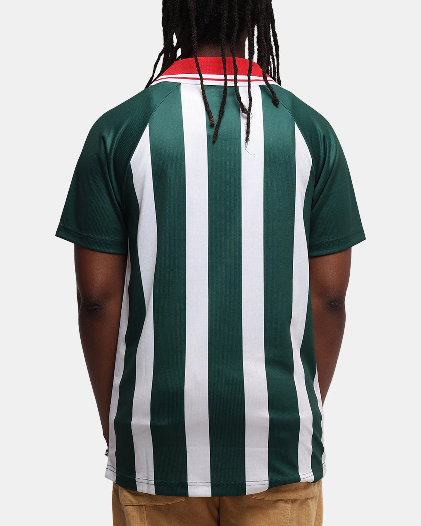 Bleacher Athletic South Sydney Rabbitohs NRL 1908 Collared T-Shirt Official Team Colour Quick Evaporation Knit Dynamic Comfort