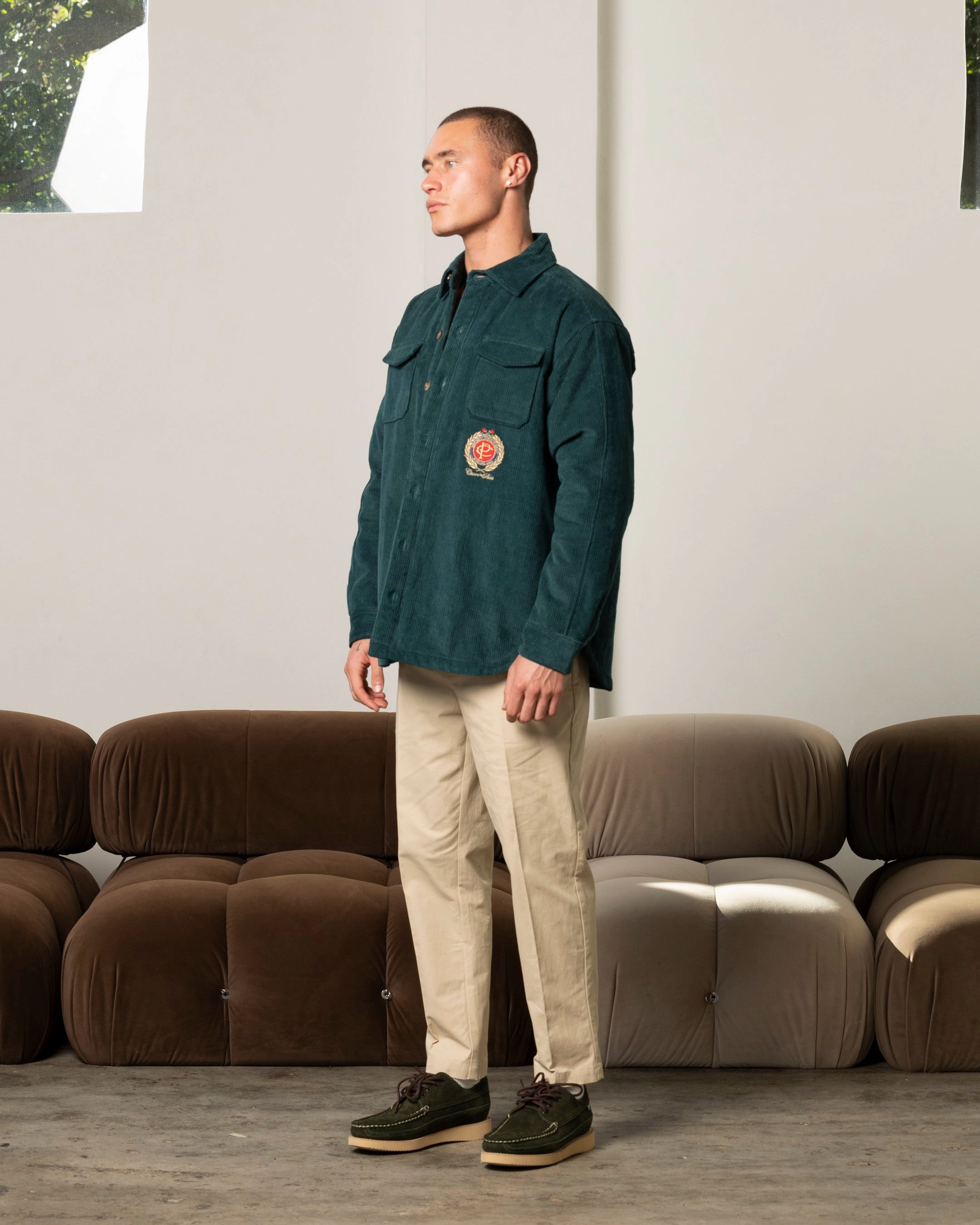 Preserve Carre Corduroy Trade Jacket Forest Green