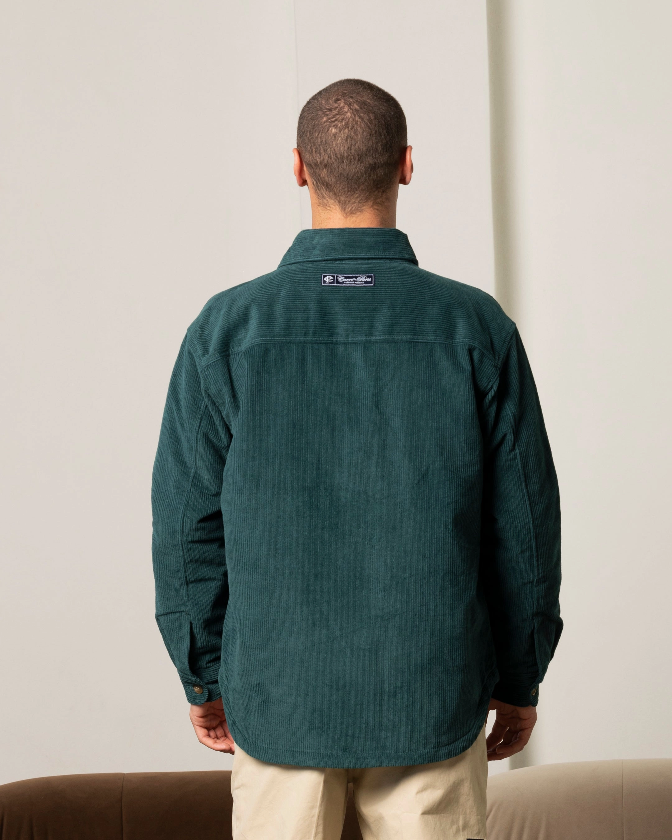 Carre Corduroy Trade Jacket Forest Green AntiPilling Surface Finish