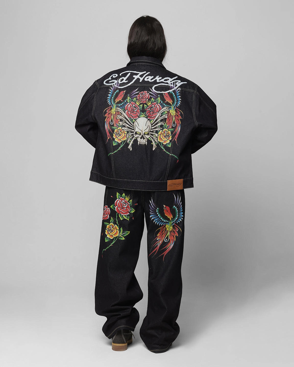 Ed Hardy Denim Jacket Raw Indigo Ritual