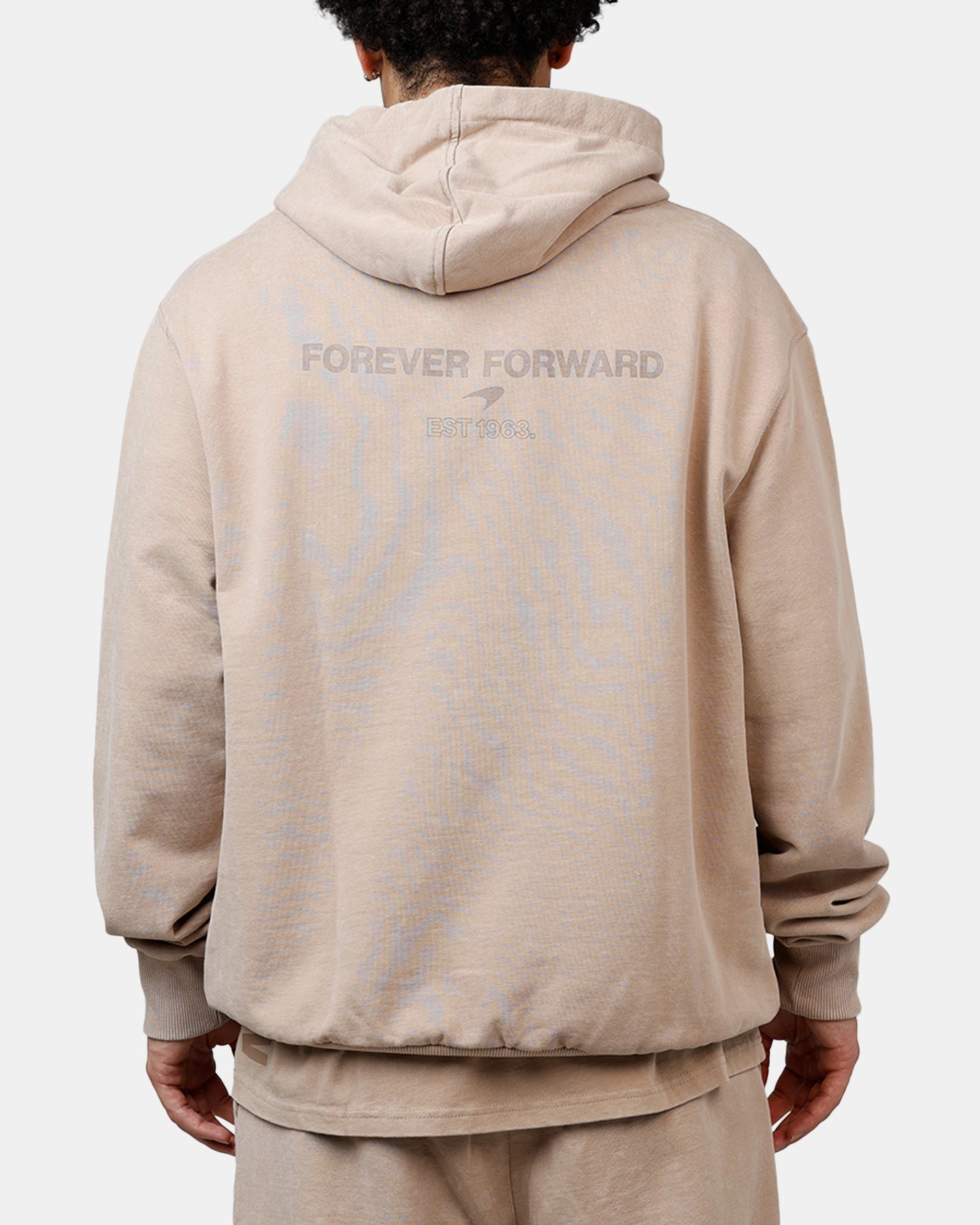 New Era X Mclaren Hoodie Taupe Last