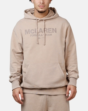 Airflow channels New Era X Mclaren Hoodie Taupe