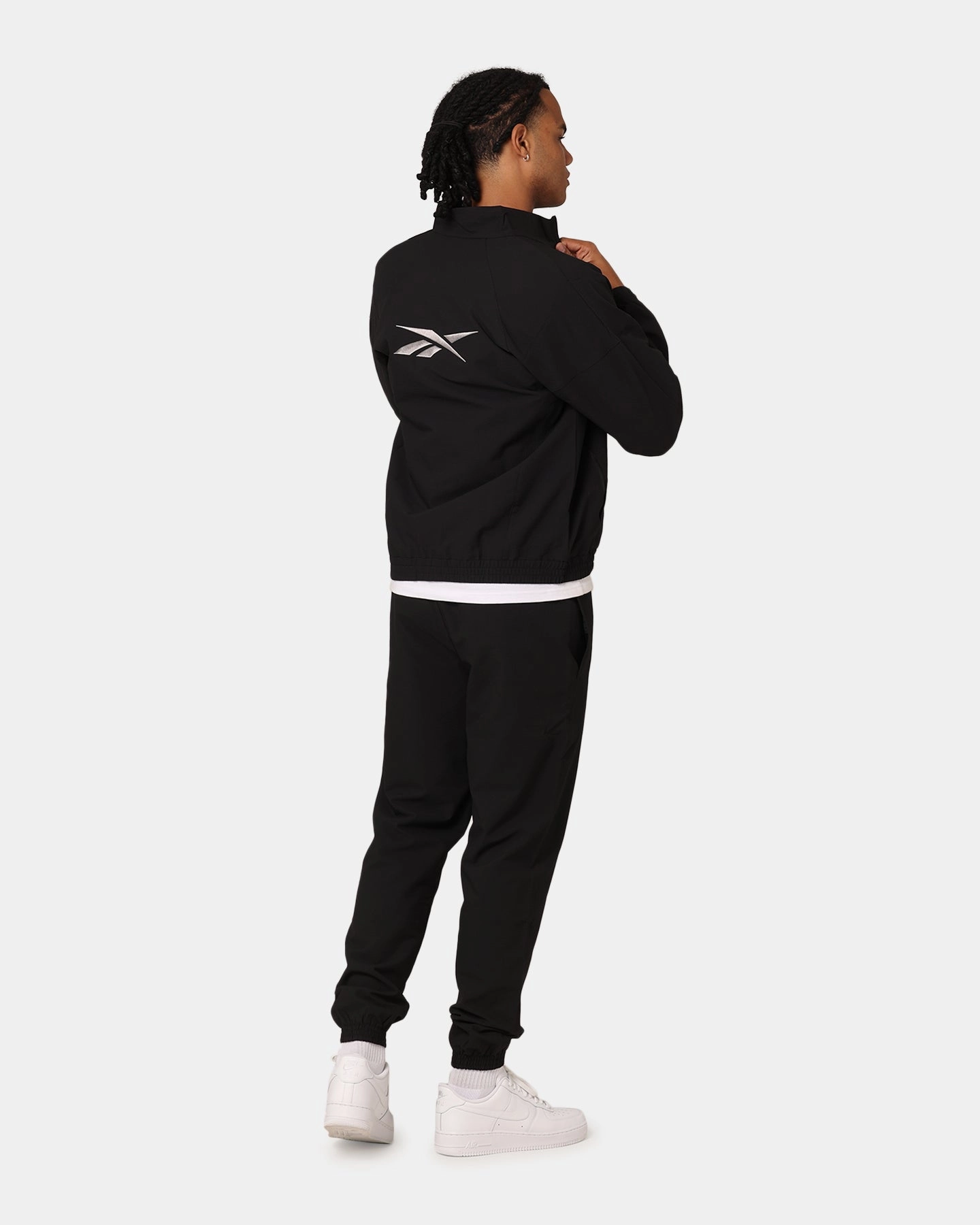 Reebok Classics Court Sport Jacket Black Detachable Hood Market