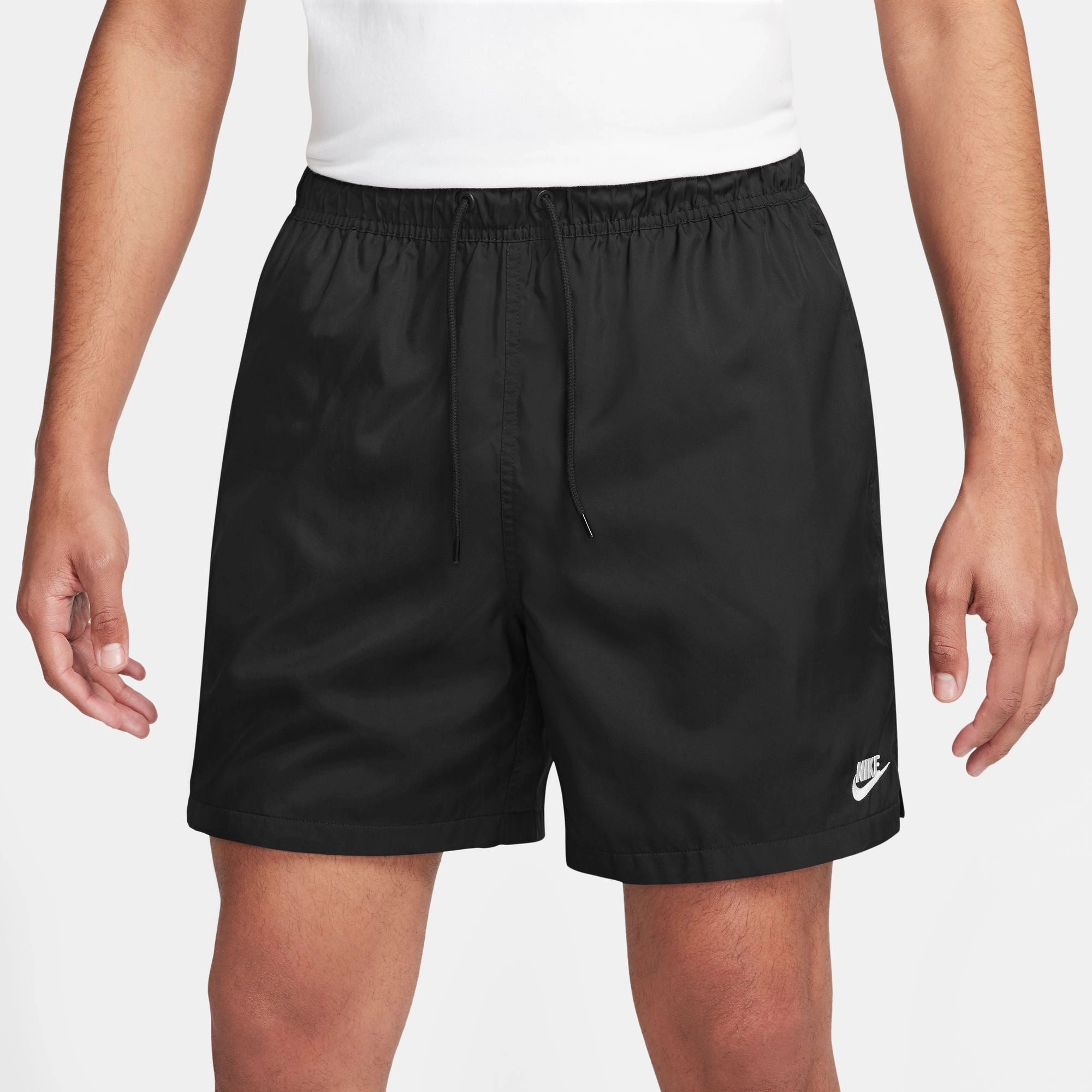 Nike Club Woven Shorts 'Black' Quick Release Fasteners
