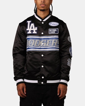 Packable design New Era Los Angeles Dodgers 2024 Rally Drive Jacket Black/White