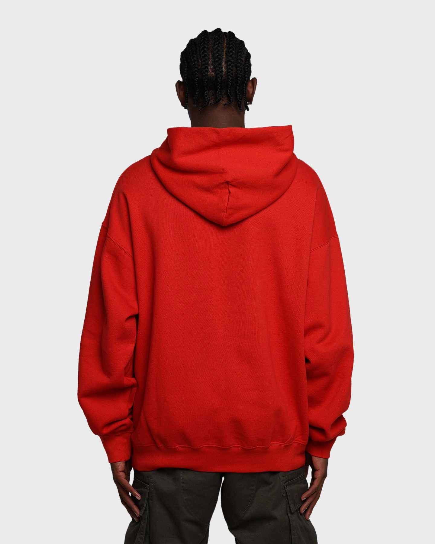 Adjustable Hem MNML Everyday Hoodie Red