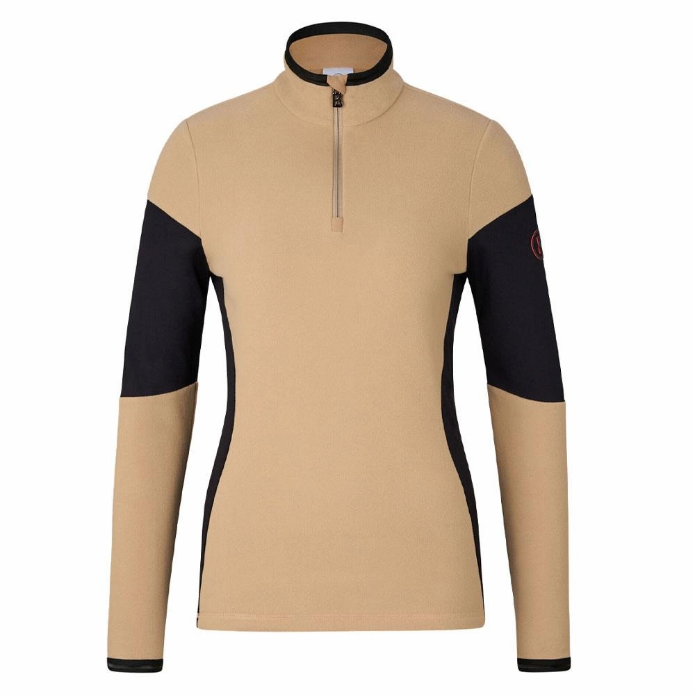 Bogner Becky Golf Pullover Caramello - FW23 Women Foldable Design