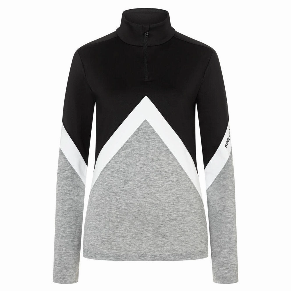 Functional Layer Piece Ventilated Back Bogner Estella Golf Sweater Black - FW23 Women