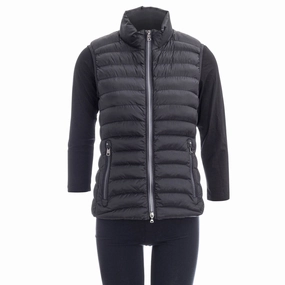 Bogner Fria Golf Vest Black - FW21 Women Cool Season