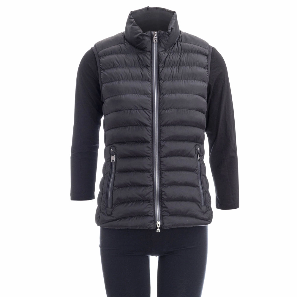 Bogner Fria Golf Vest Black - FW21 Women Zippered Closures