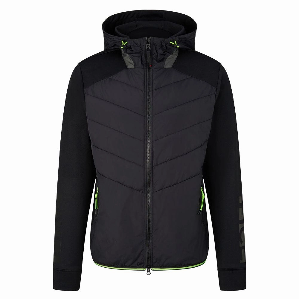 Zippered Pockets Bogner Umet Golf Jacket Black - FW23 Men