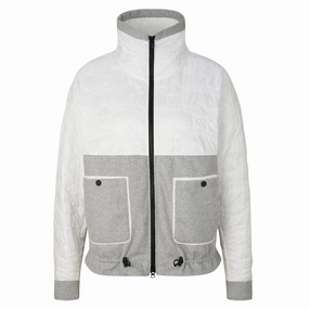 NonRestrictiveCut Windproof Construction Bogner Yolette Golf Jacket Off-White - FW23 Women