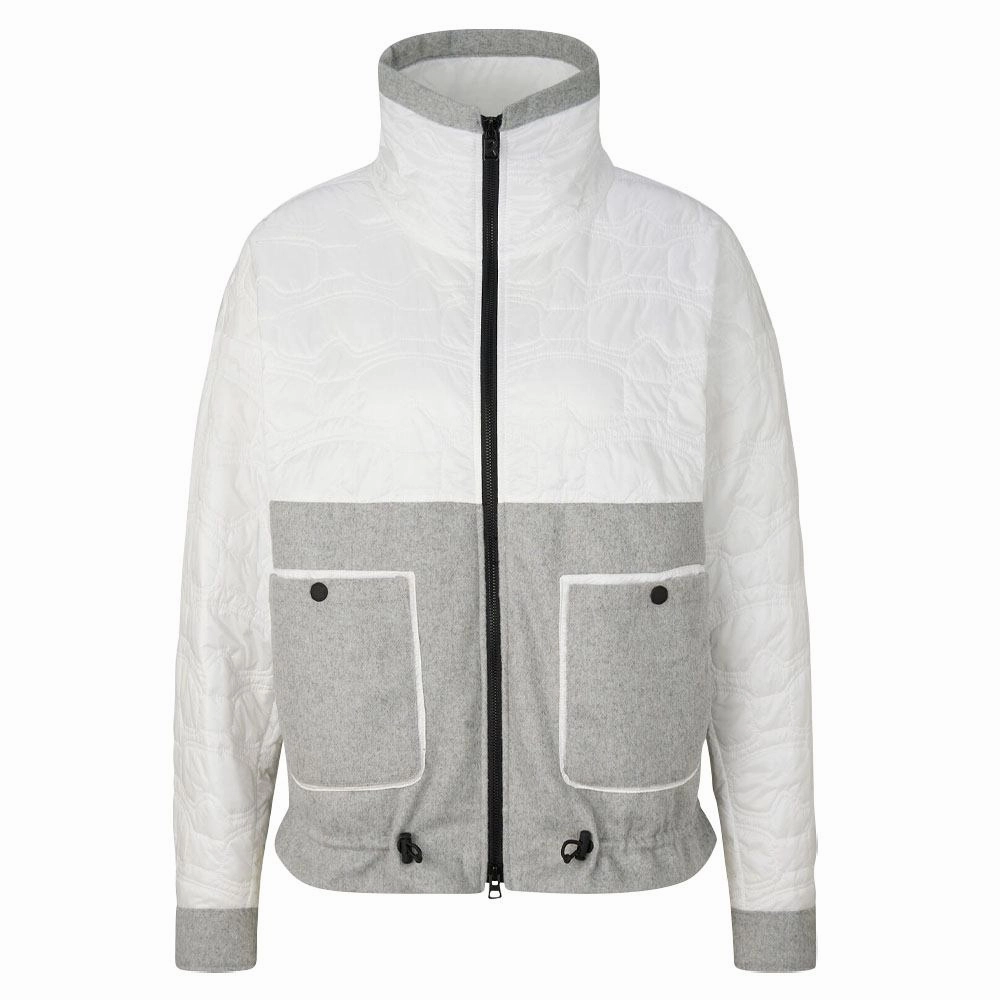 Bogner Yolette Golf Jacket Off-White - FW23 Women Minimal Detailing
