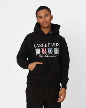 Moment Magnetic Closure System Carre Shield Hoodie Black