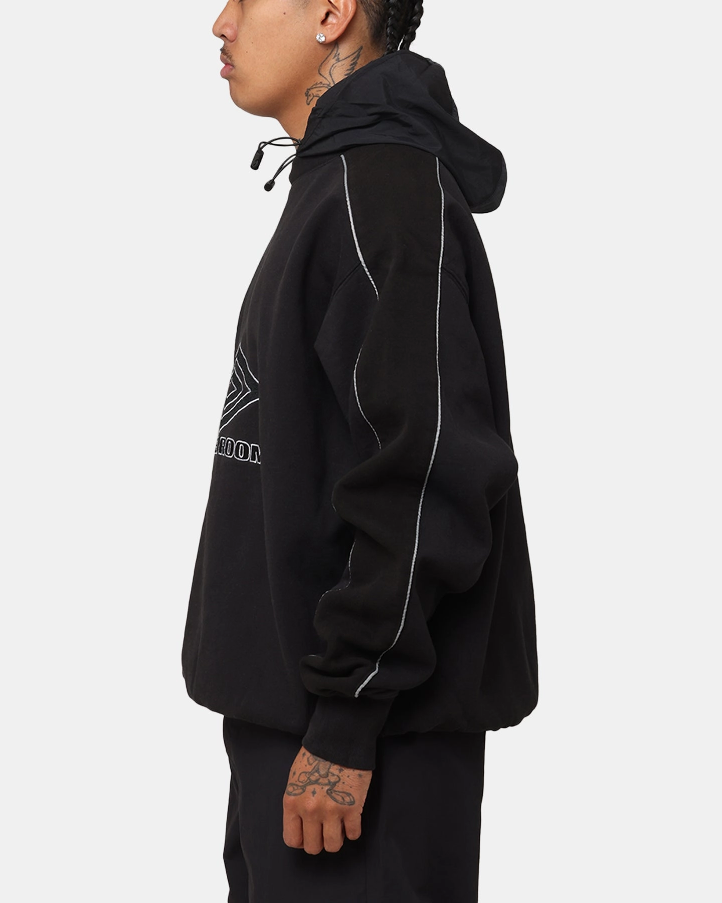 Thermal Lining Boiler Room X Umbro Hoodie Black