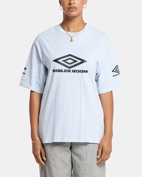 Temperature Control Fabric Boiler Room X Umbro Washed T-Shirt Blue