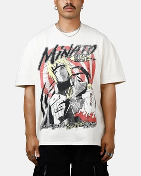 Flexible Shoulder Seams 73 Studio X Naruto Minato Namikaze Heavyweight T-Shirt Off White
