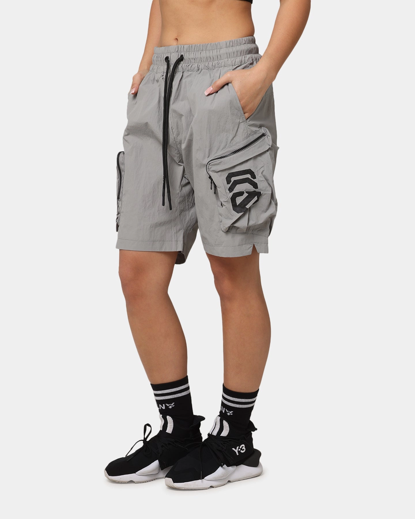 The Anti Order Faction Technical Shorts Gray Chafe Resistant Lining Side Pockets