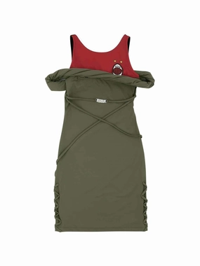 Womens Andersson Bell Rami Soccer Jersey Dress 'Khaki' Durable Feel