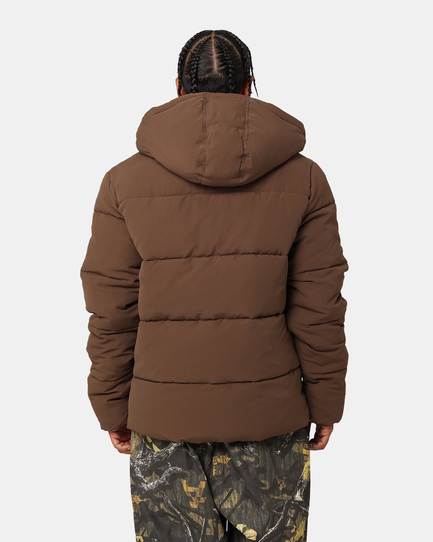 work - from - home Risk Champion Rochester Puffer Jacket Espresso Martini