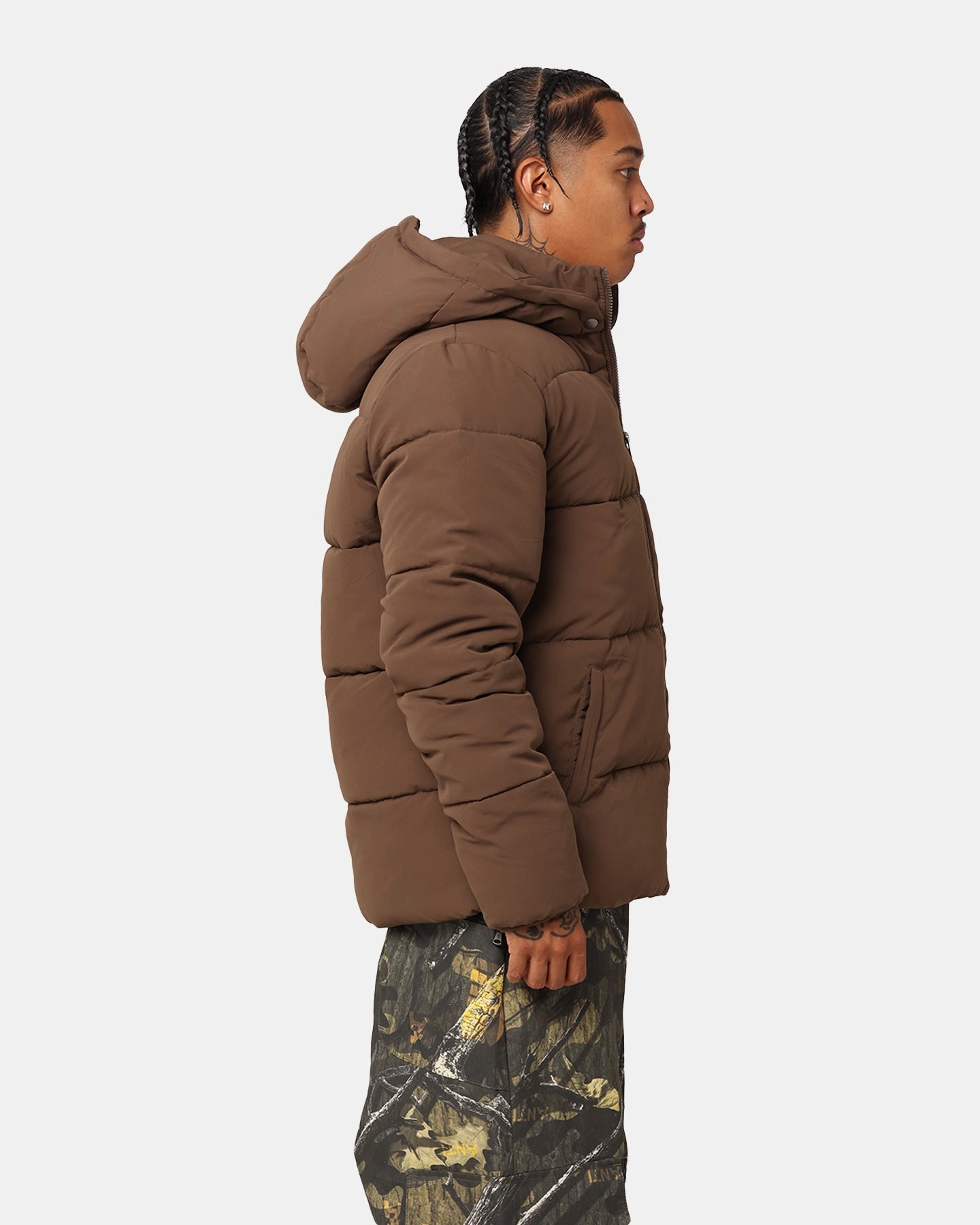 brand - new low quality Champion Rochester Puffer Jacket Espresso Martini
