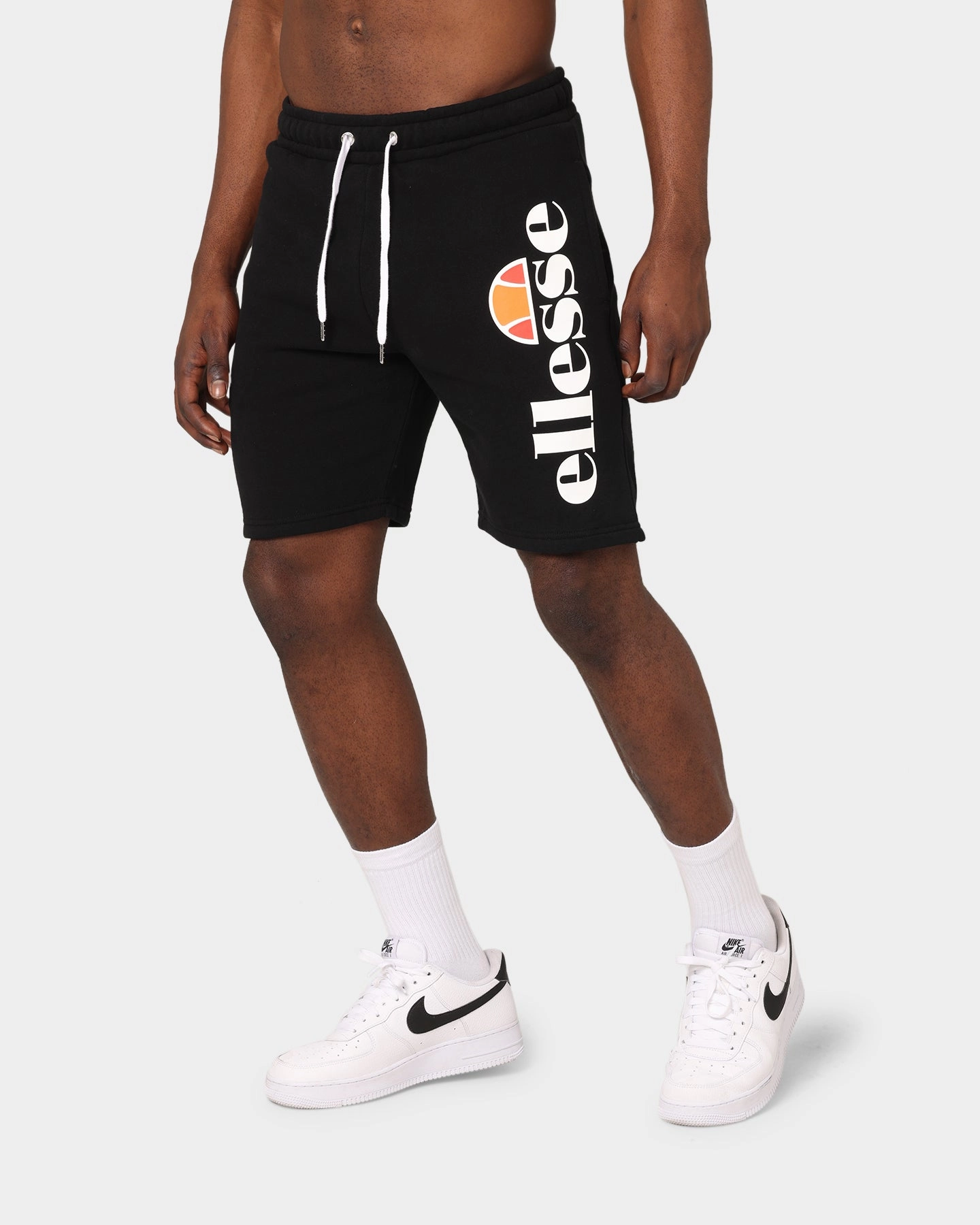 Ellesse Bossini Shorts Black Casual Outfit Odor Control Technology