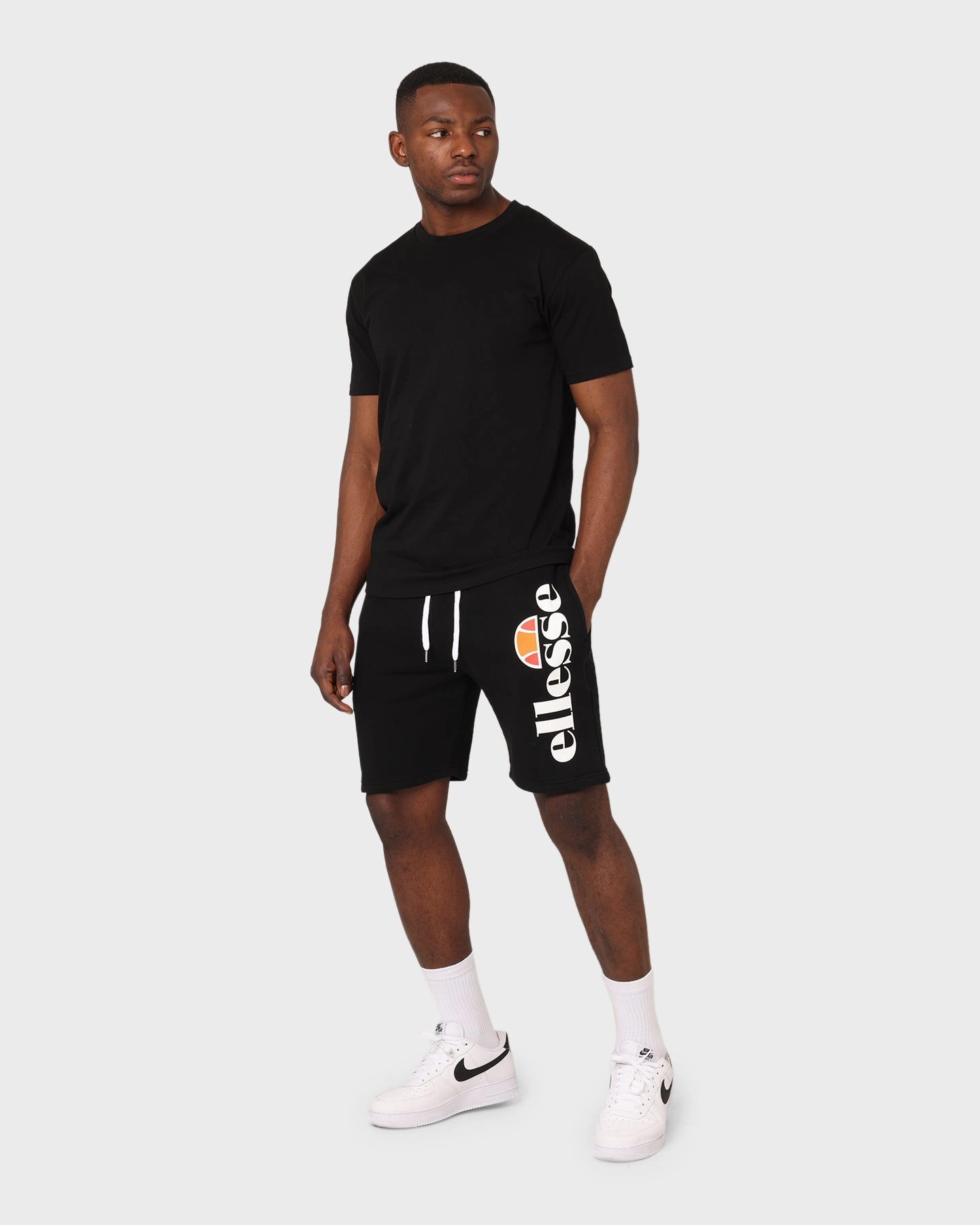 Mood Wear Active Ready Ellesse Bossini Shorts Black