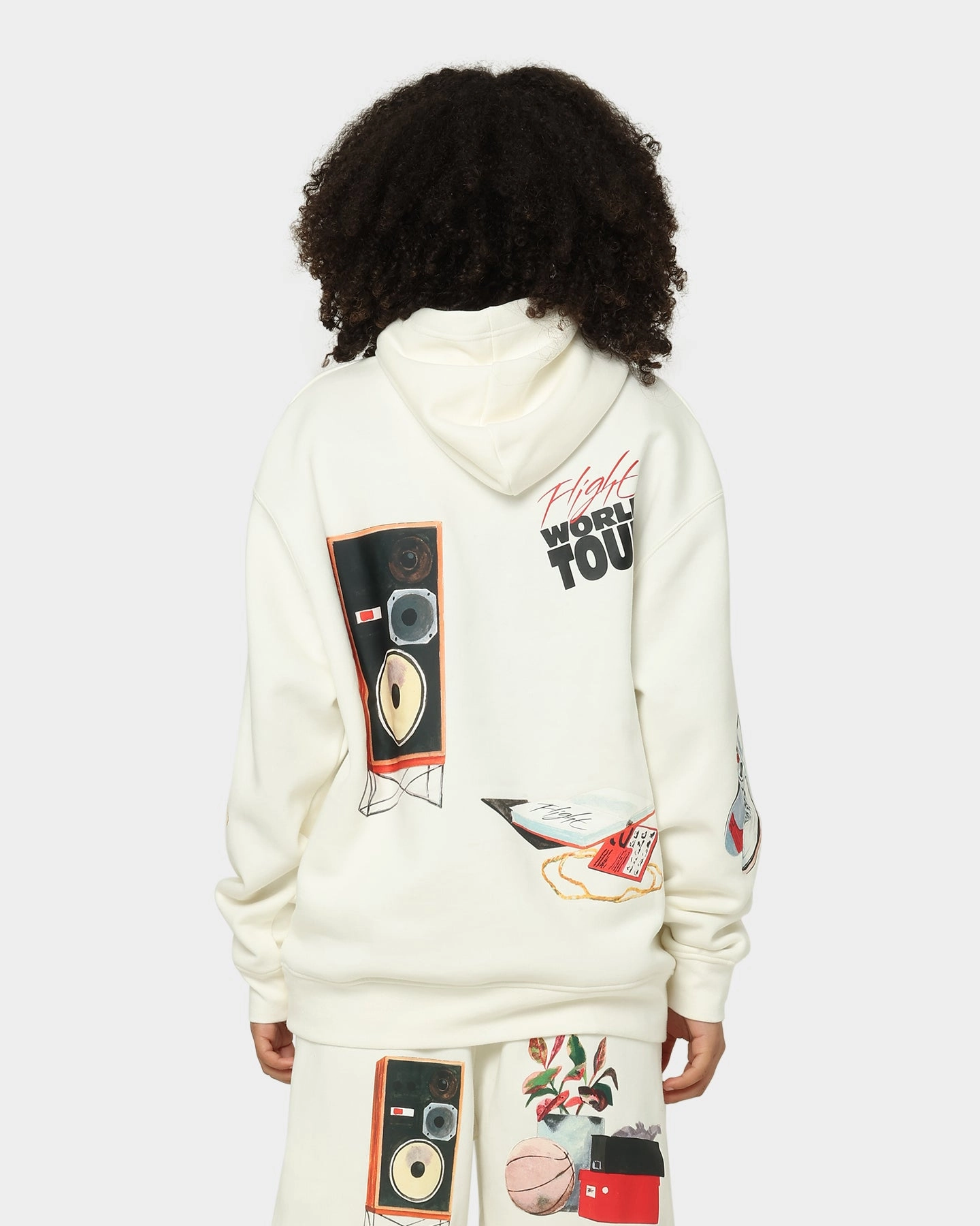 Jordan Flight Artist Series Fleece Pullover Jacket Sail/Black/University Red Outdoor Adventure suitable for casual sports