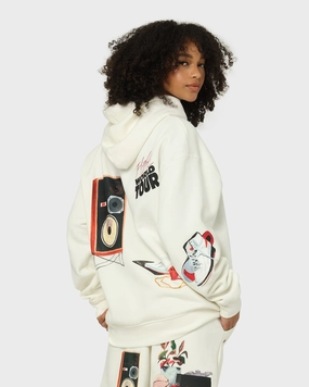Jordan Flight Artist Series Fleece Pullover Jacket Sail/Black/University Red release
