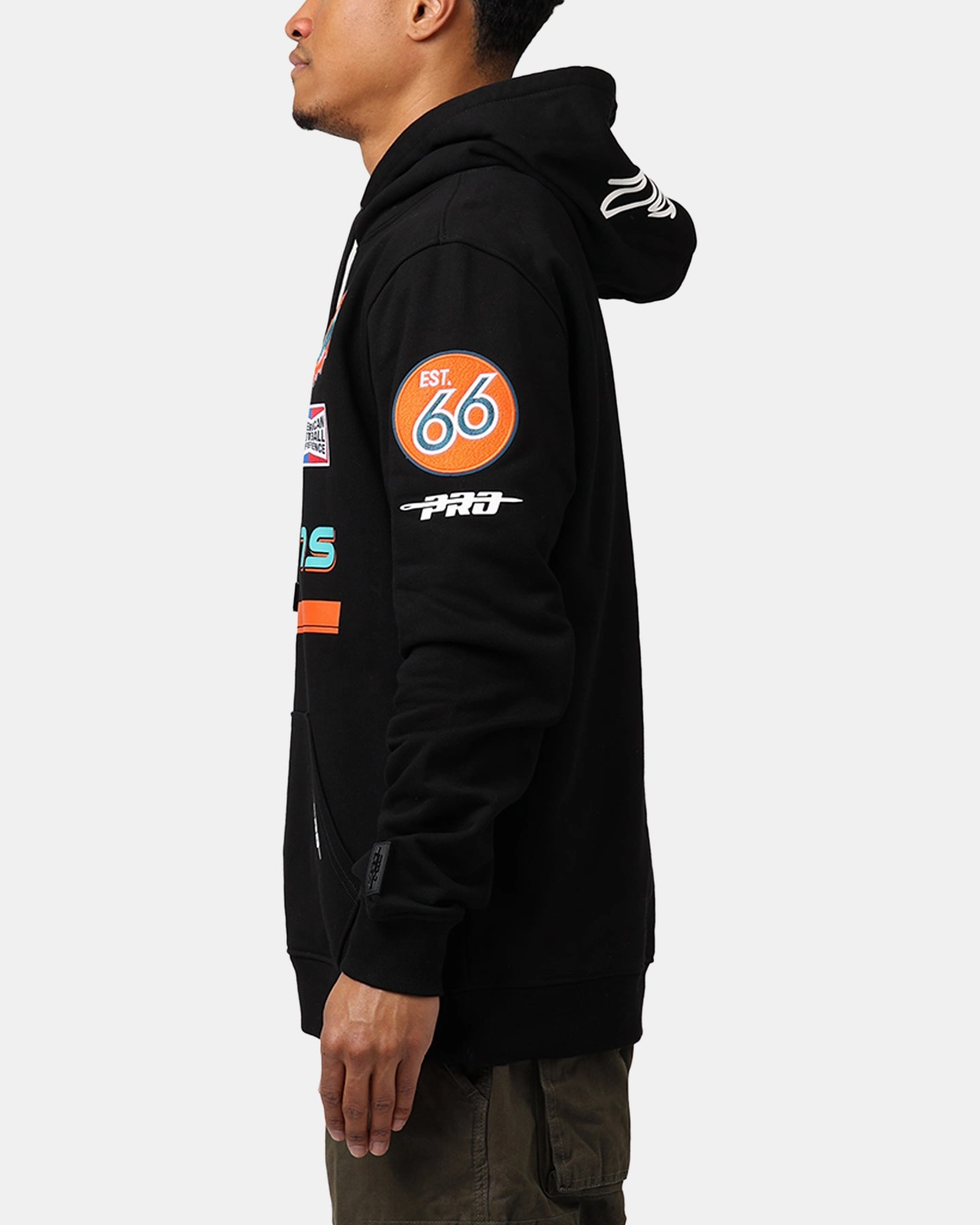 All Weather Versatility Pro Standard Miami Dolphins Fast Lane Hoodie Black